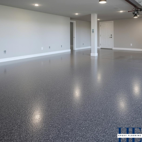 A modern, new residential garage