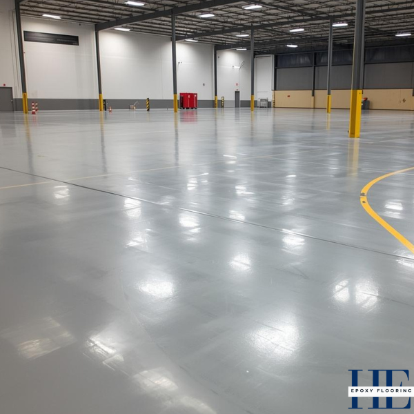 High-Build Warehouse Floor Coating Built for Heavy Traffic
