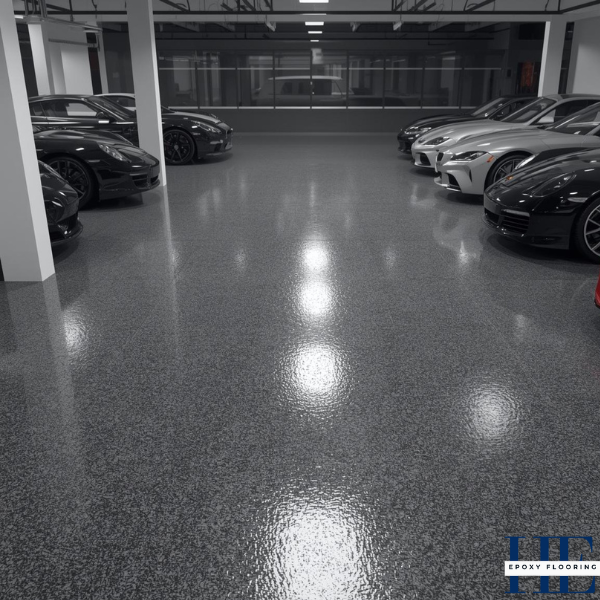 The Art of Metallic Epoxy Flooring in Luxury Garages