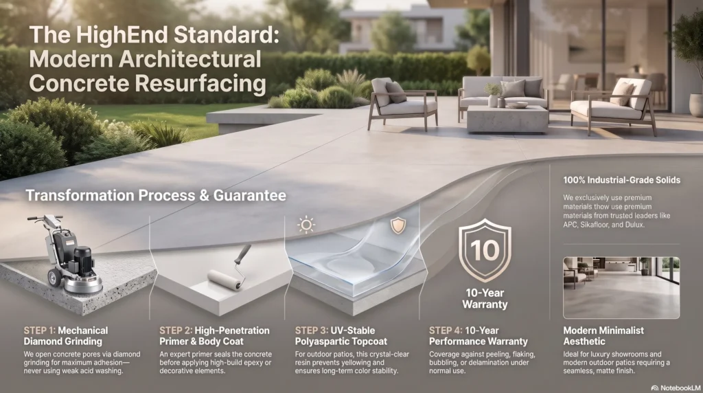 Modern Architectural Concrete Resurfacing